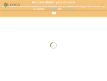 Tablet Screenshot of ixico.com